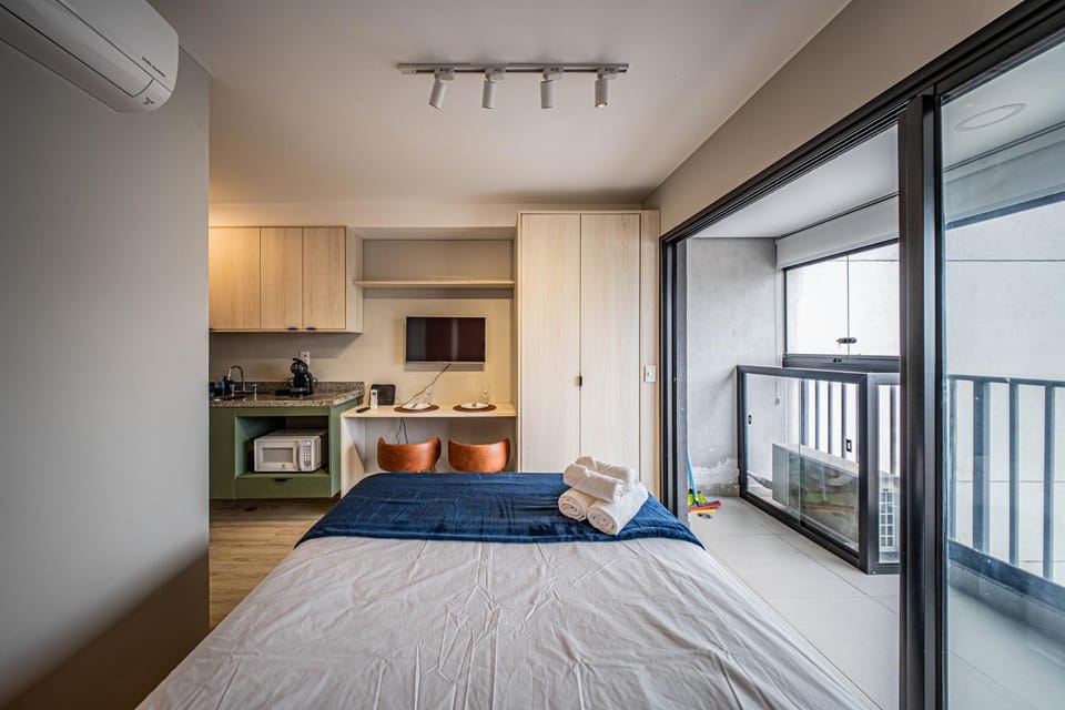 Studios modernos e completos ao lado da estação Vila Mariana Apartment in Sao Paulo City