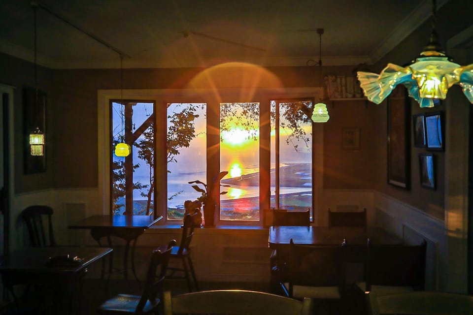 Living room, Sunset