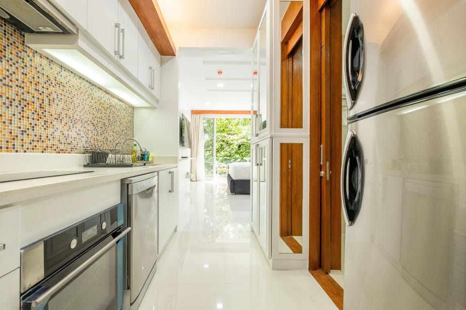 Kitchen or kitchenette, dishwasher, minibar, pet friendly, stove, washing machine