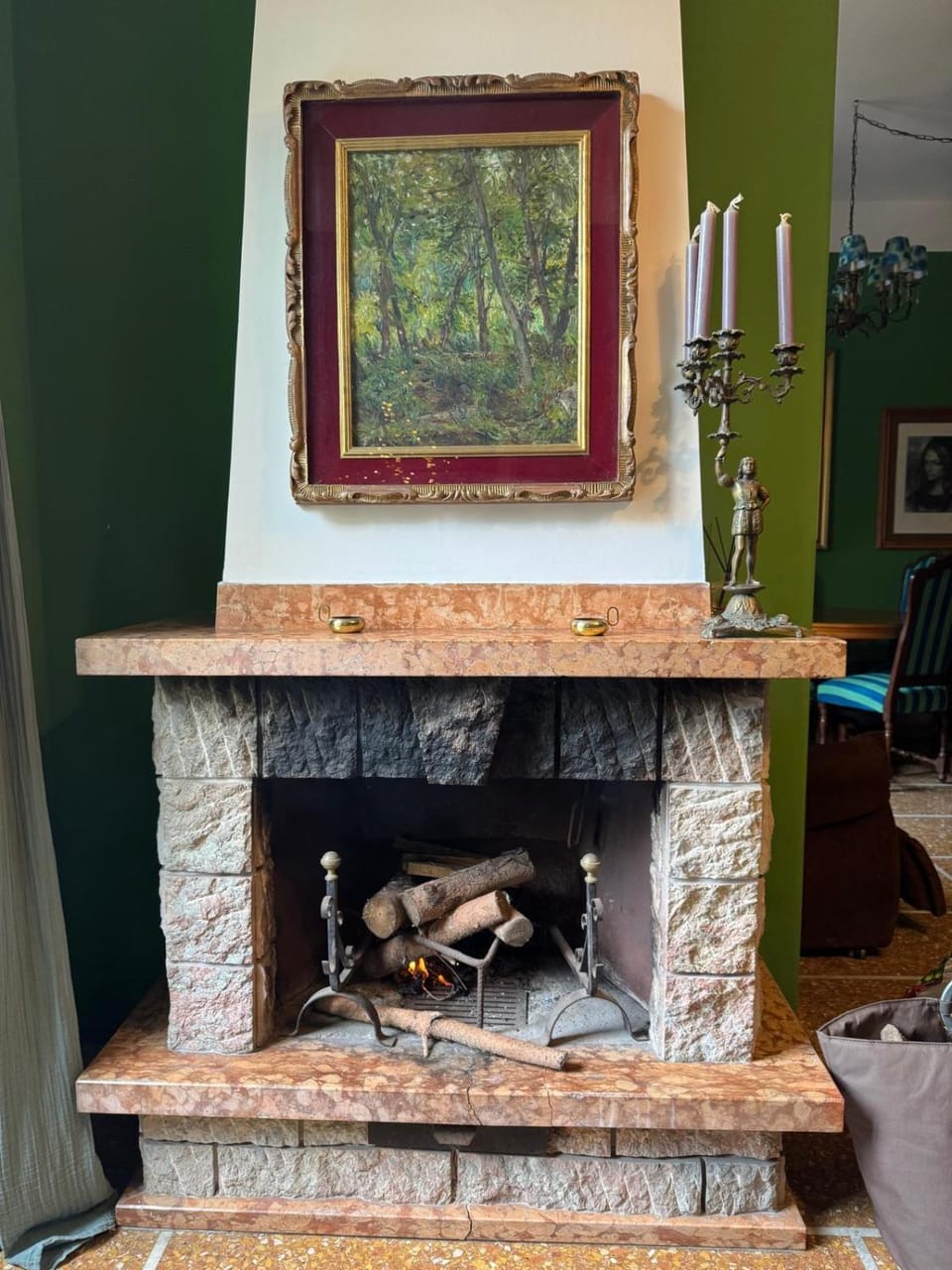 fireplace