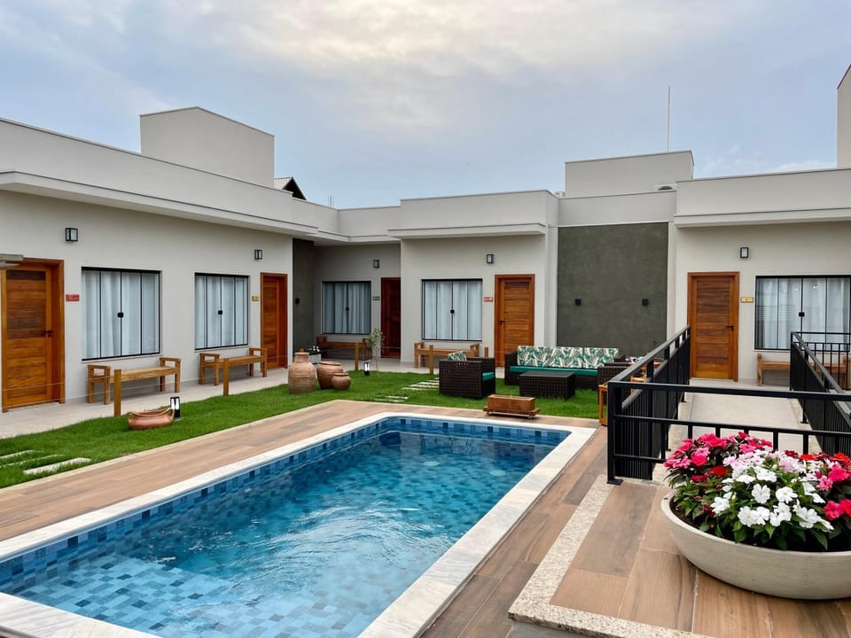 Property building, Pool view, Swimming pool