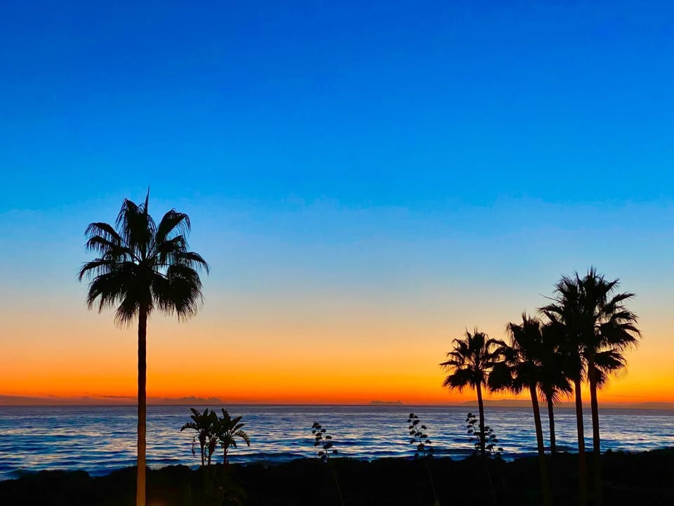 Sea view, Sunset