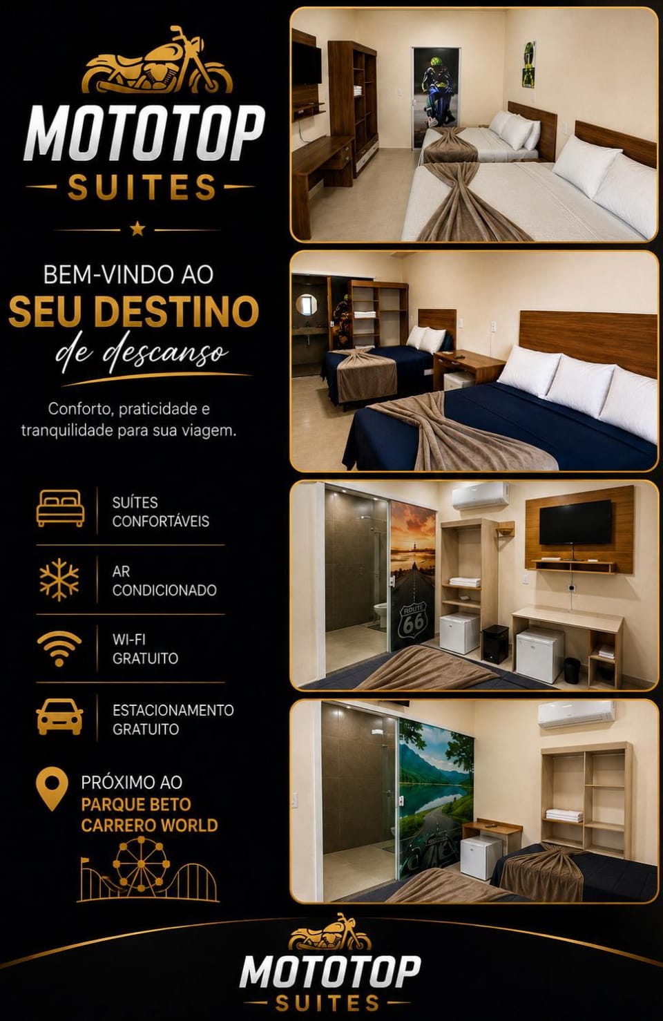 Mototop suítes Bed and Breakfast in Penha