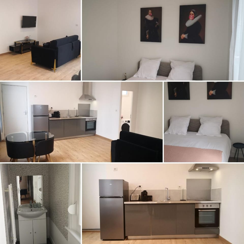 Bed, TV and multimedia, Kitchen or kitchenette, Living room, Photo of the whole room, Bedroom, minibar