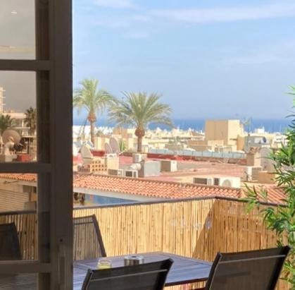 View (from property/room), Balcony/Terrace, Sea view