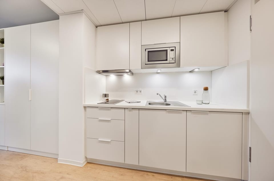 Kitchen or kitchenette, kitchen