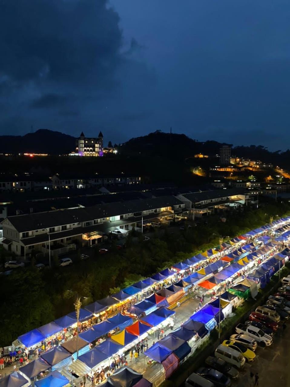 Restaurant/places to eat, Night, City view