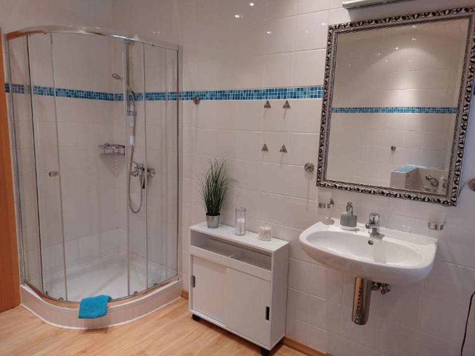 Bathroom, Living room
