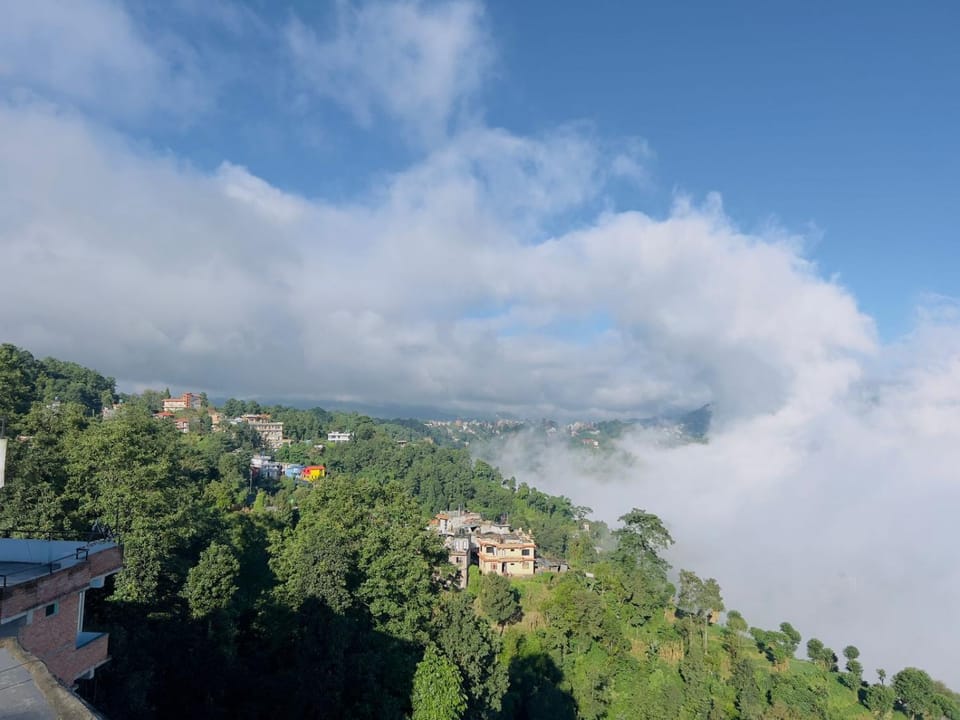 Day, Natural landscape, Bird's eye view, Mountain view
