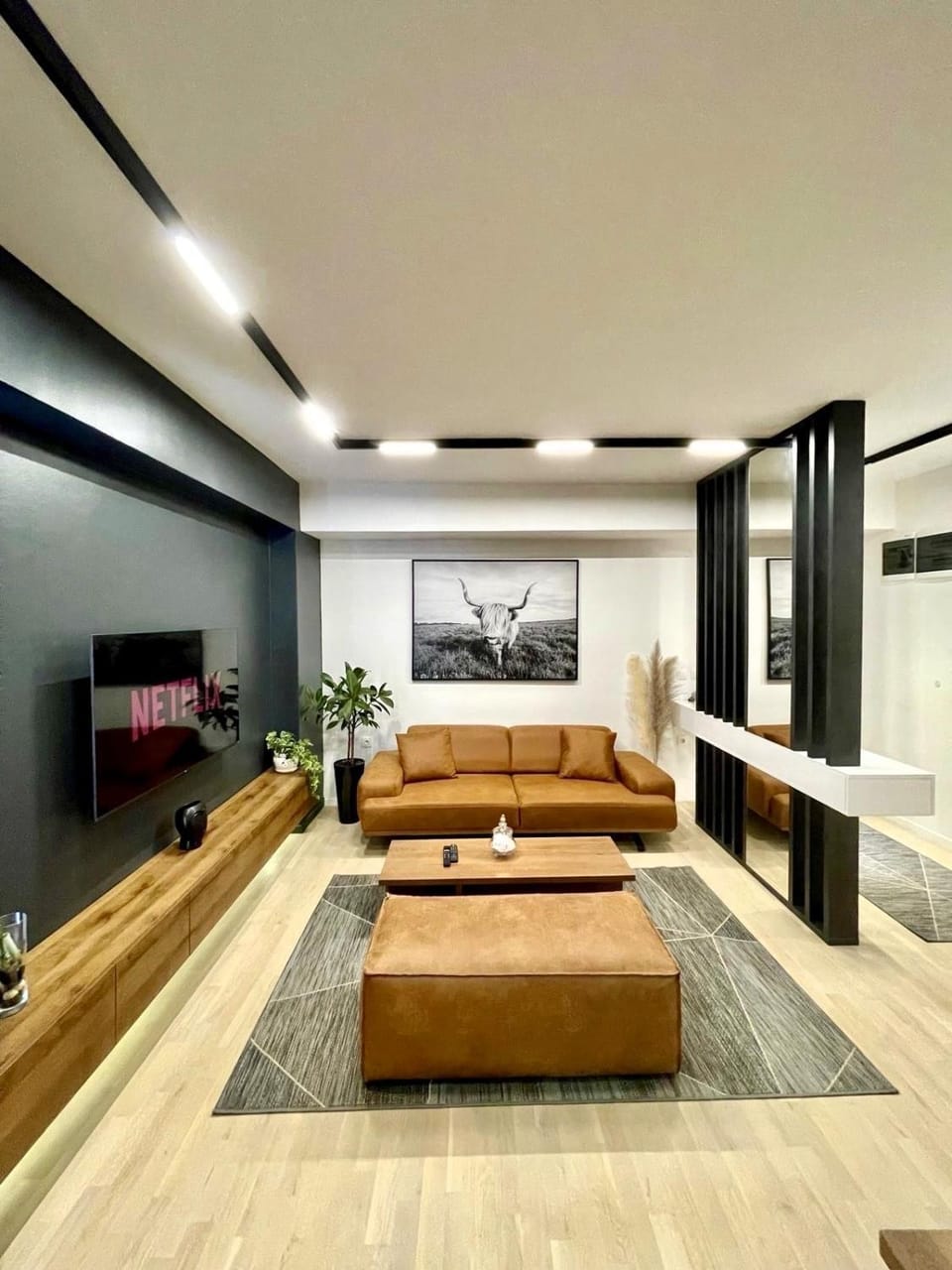 Communal lounge/ TV room, TV and multimedia, Living room, Seating area, Evening entertainment, air conditioner