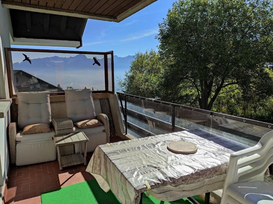 Petit paradis cocooning avec balcon à Torgon Apartment in Haute-Savoie