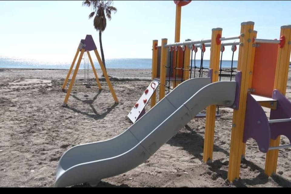 Children play ground, Sea view
