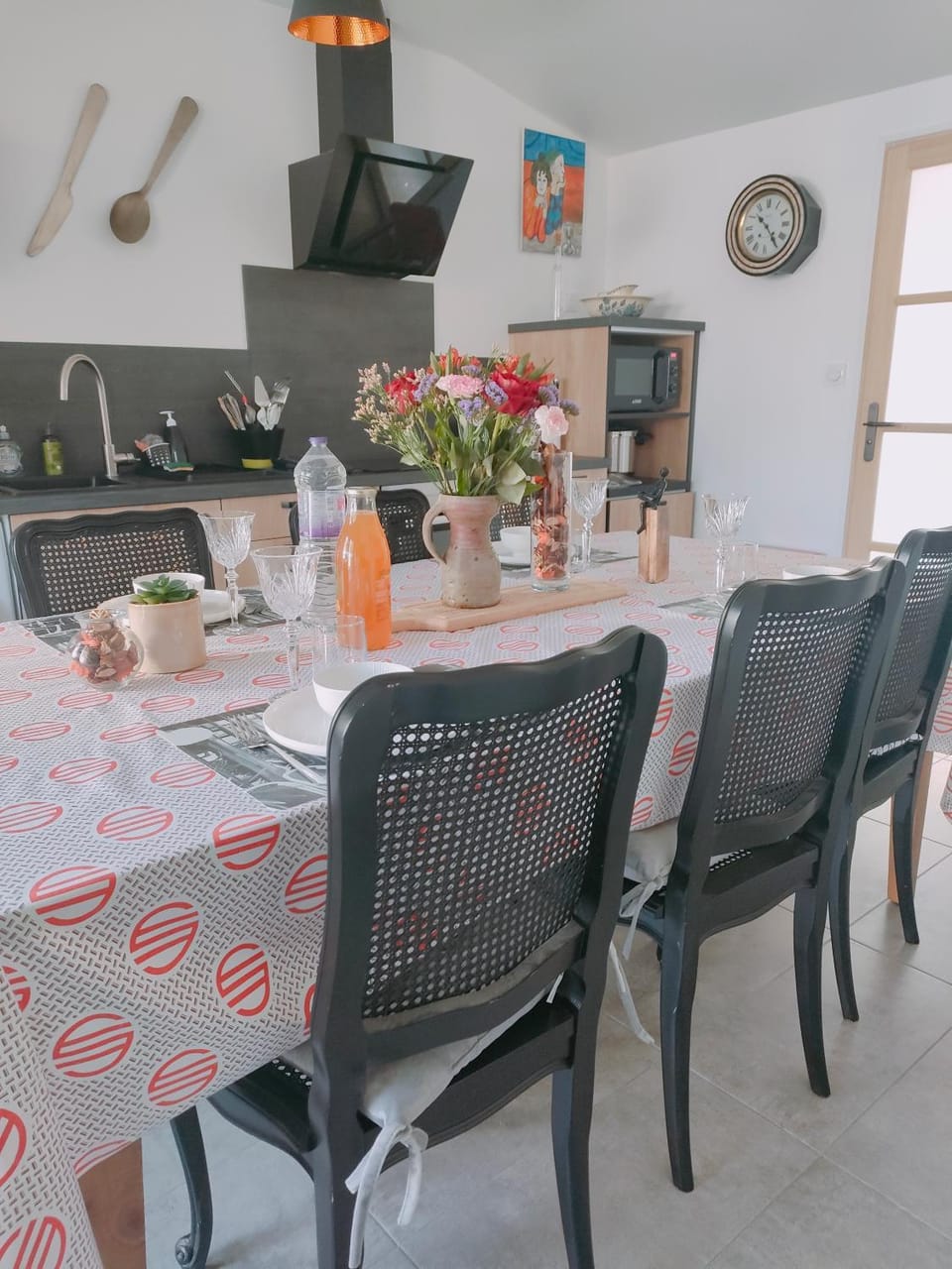 Kitchen or kitchenette, Dining area