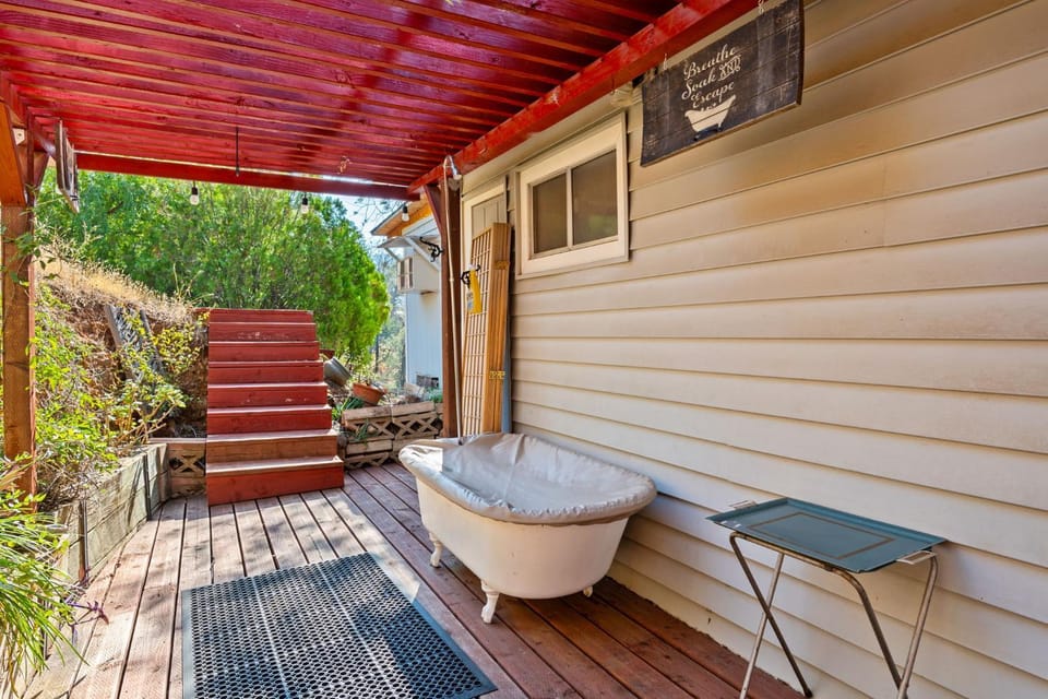 Patio, Garden, Open Air Bath, Bath