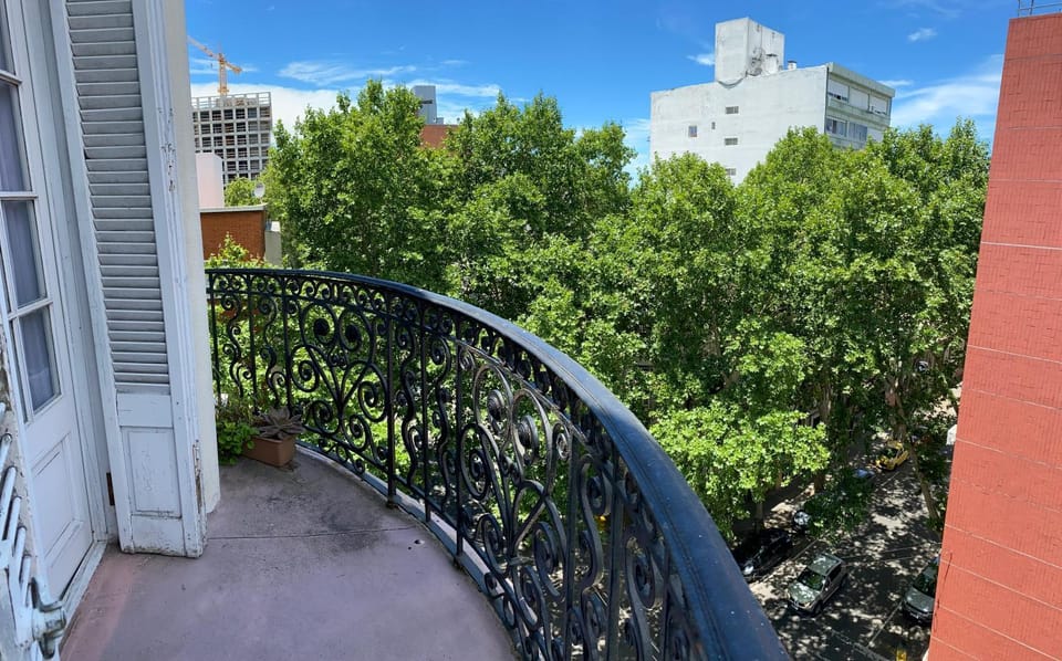 View (from property/room), Balcony/Terrace, Street view