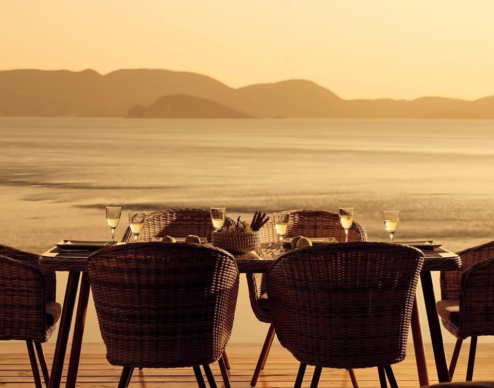 Natural landscape, Balcony/Terrace, Mountain view, Sea view, Sunset