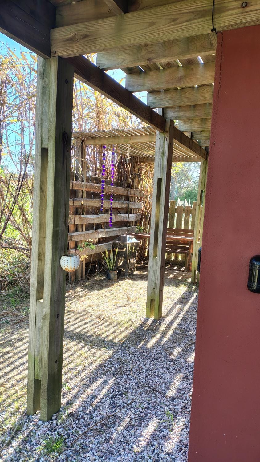 Patio, Spring, Day, Garden, Garden view
