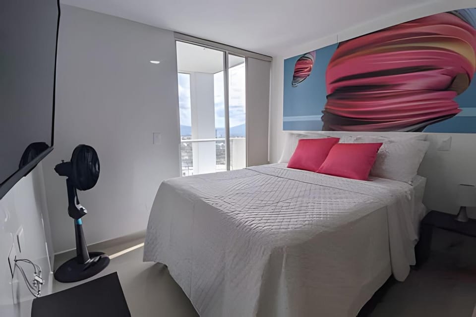 Bed, View (from property/room), Photo of the whole room
