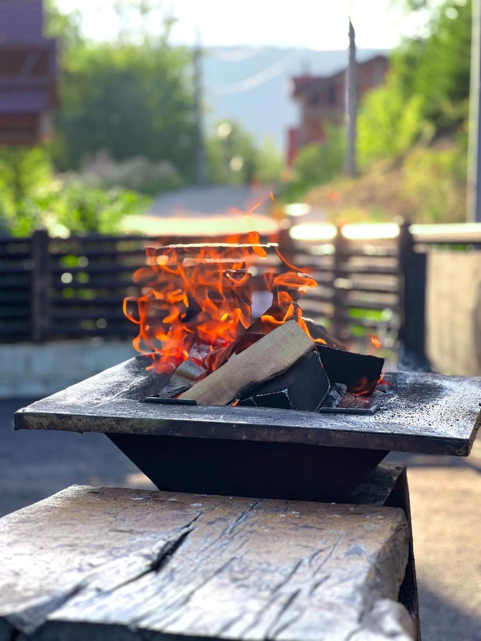 BBQ facilities, Dining area