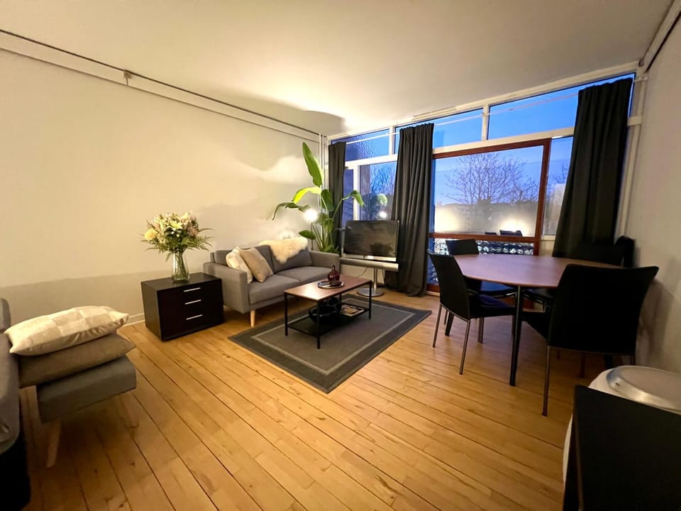 Living room, Seating area, Dining area