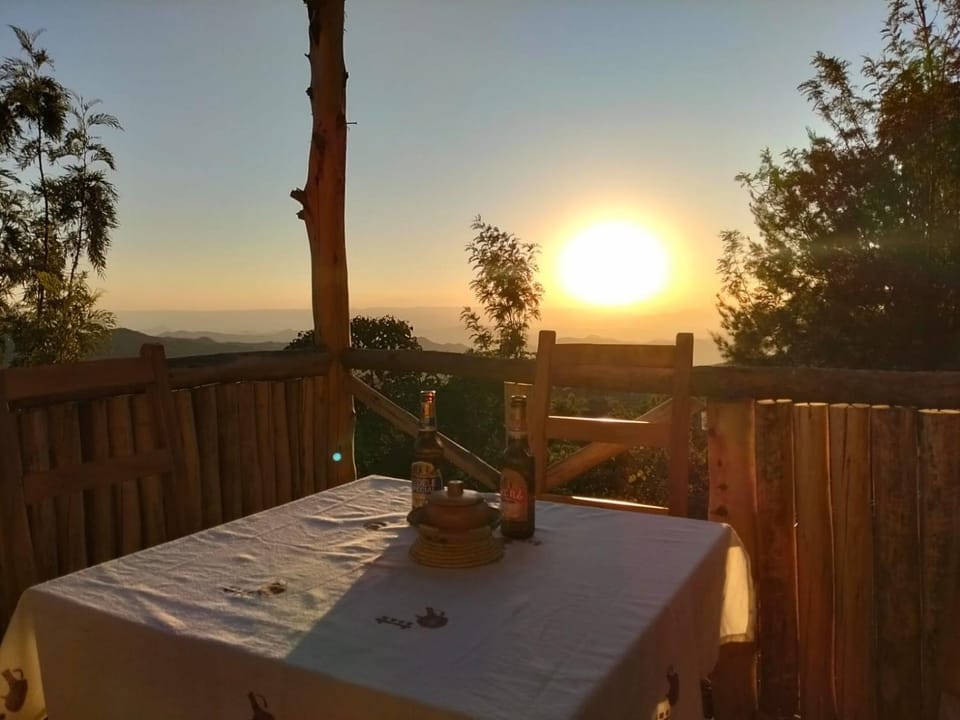 Balcony/Terrace, Dining area, Sunset