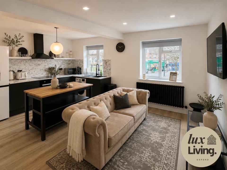 Lux Living No 8 Modern 1-Bed Free Parking Oxford Apartment in Oxford