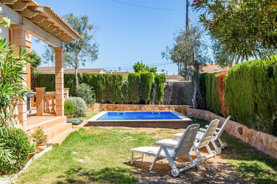 Property building, Living room, Swimming pool