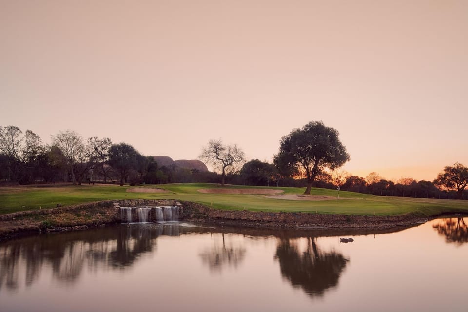 Golfcourse, Sunset
