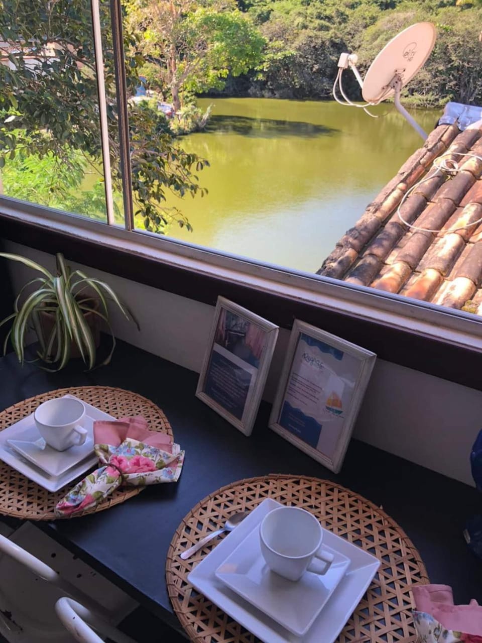 Natural landscape, View (from property/room), Dining area, Lake view