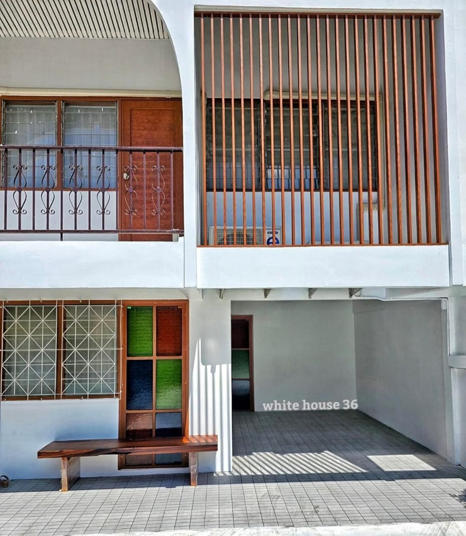 White house 36 Hatyai House in Thailand
