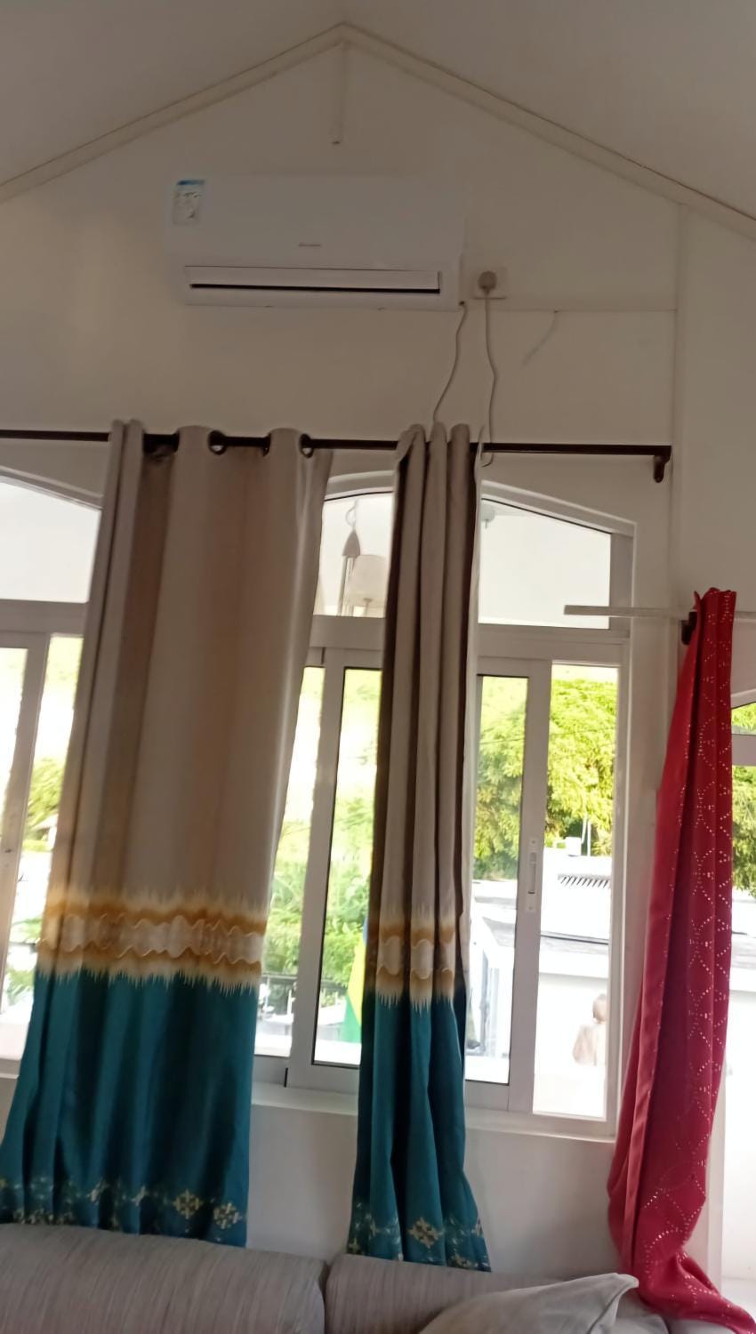 Living room, air conditioner