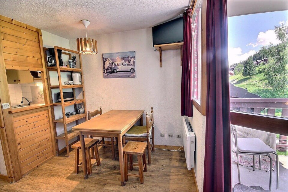 Résidence Praz De L'ours 2 - Studio 4 personnes à Vallandry en centre station et proche des pistes MAE-4004 Apartment in Landry