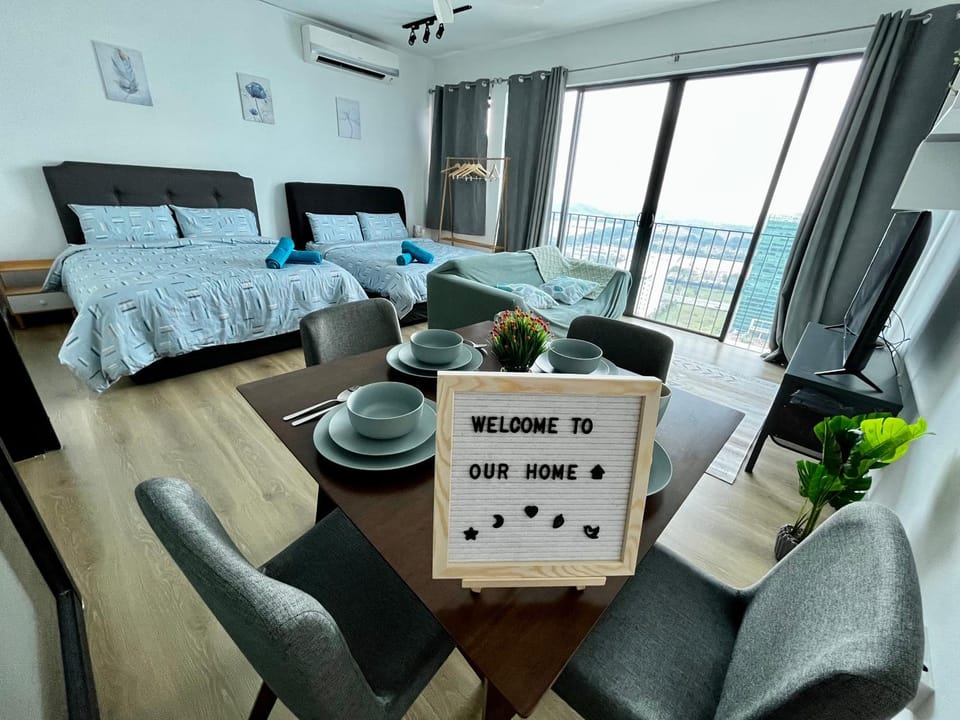 Living room, Dining area, Bedroom, air conditioner