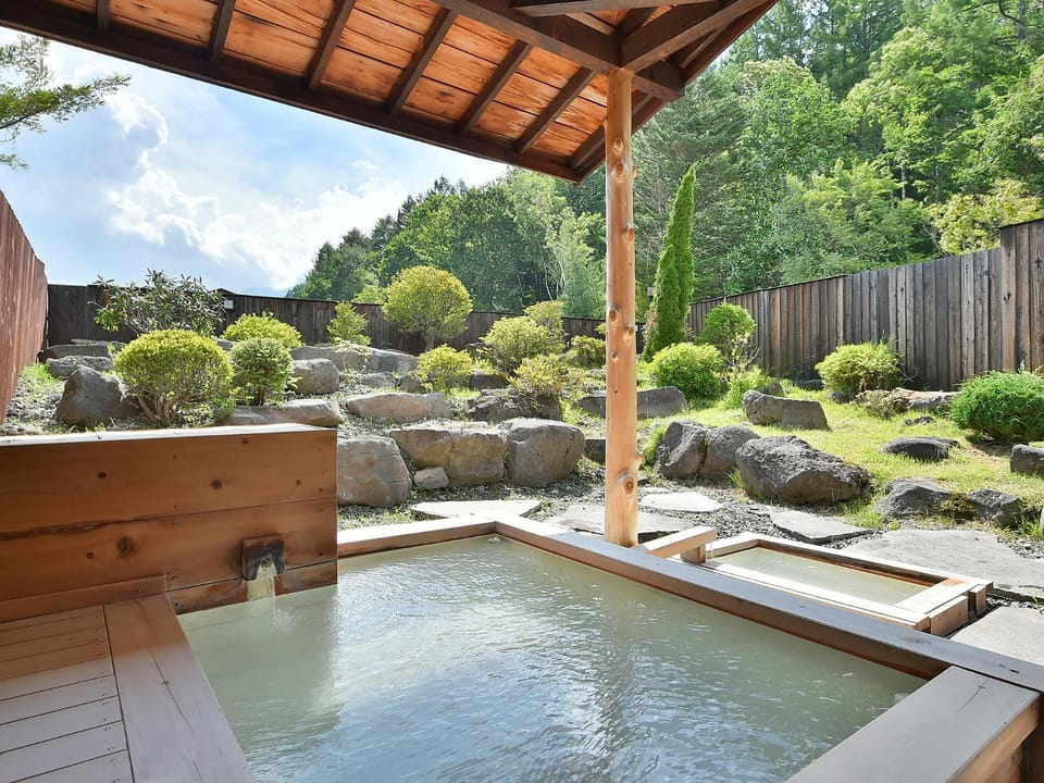 Day, Natural landscape, Hot Spring Bath, Garden view, Open Air Bath