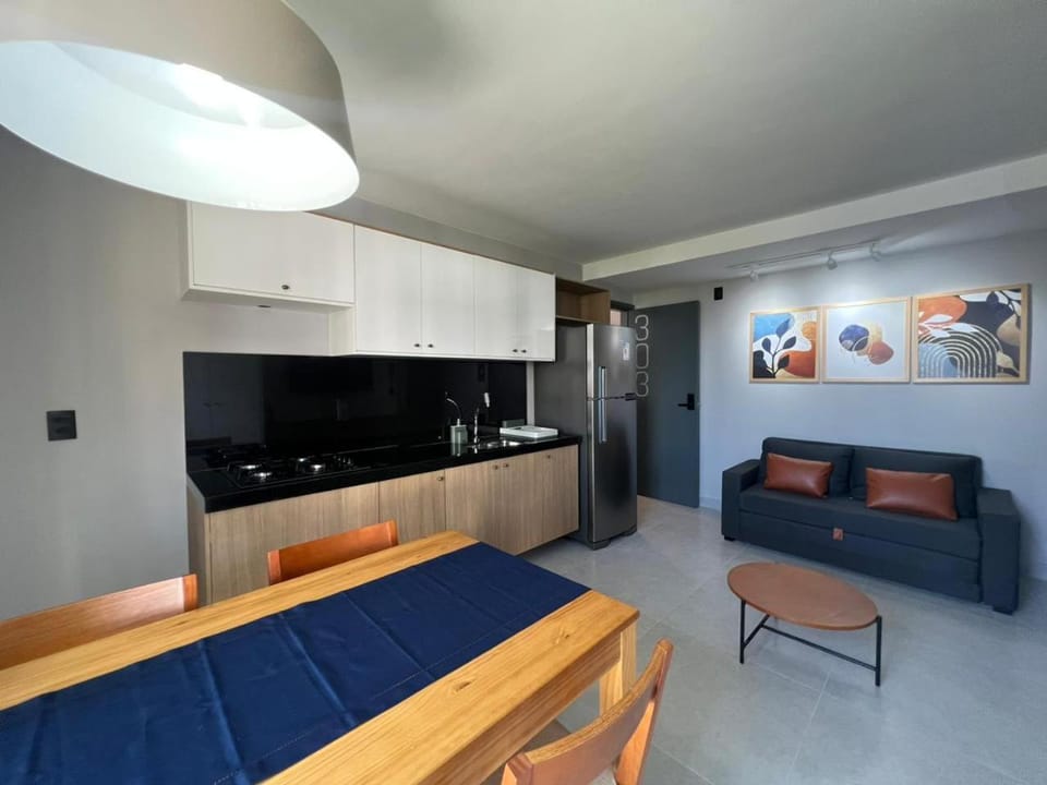 Kitchen or kitchenette, Living room, Dining area