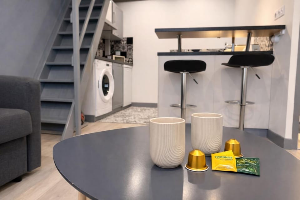 Kitchen or kitchenette, furniture