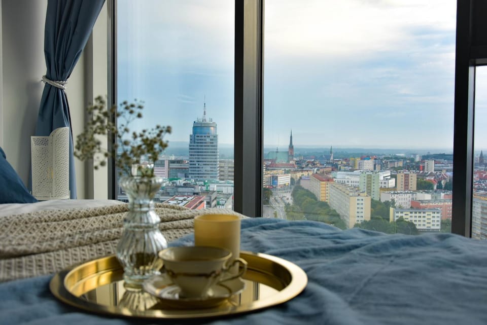 Apartament Heaven Hanza Tower 17th floor Apartment in Szczecin
