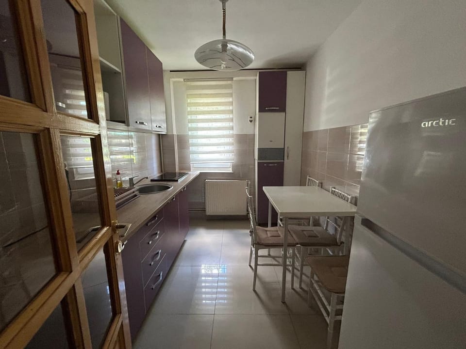 Kitchen or kitchenette, Dining area, stove