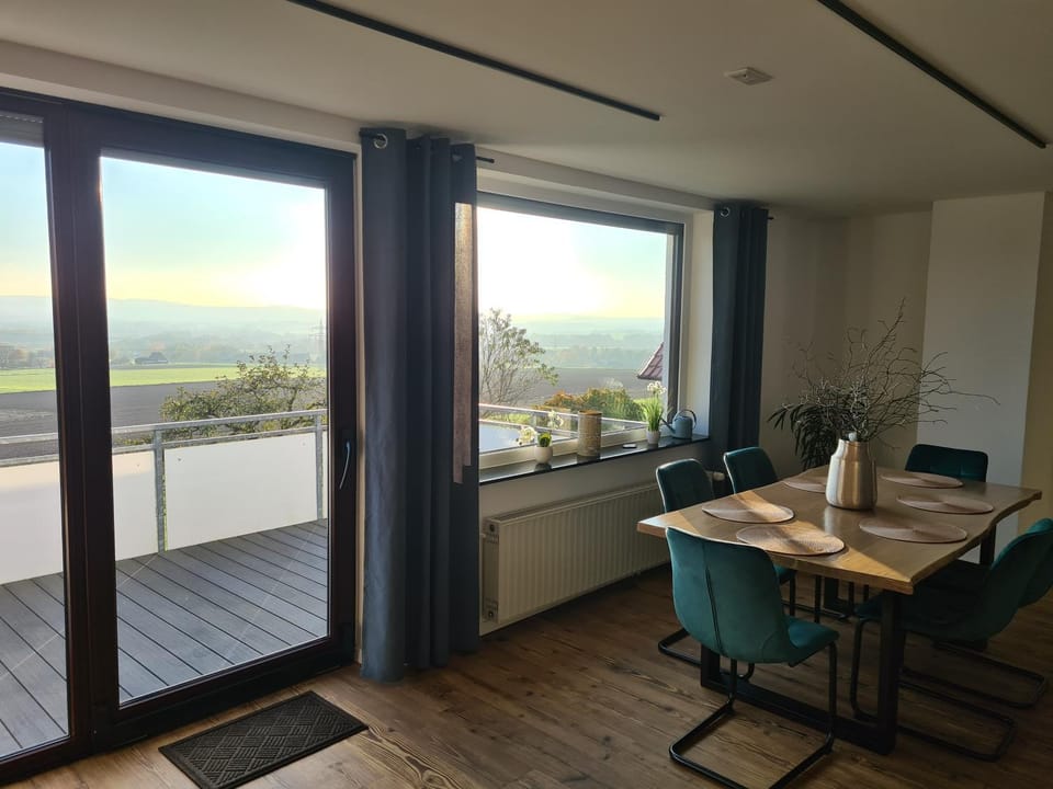 View (from property/room), Living room, Dining area