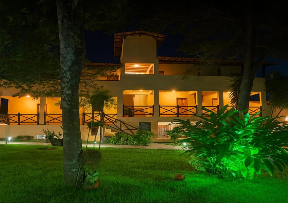 Property building, Night, Garden, View (from property/room)