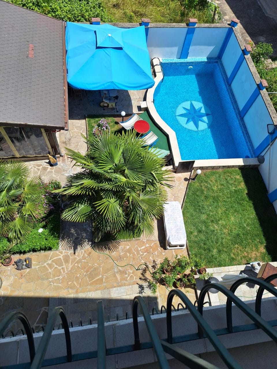Bird's eye view, Garden, Garden view, Pool view, Swimming pool, sunbed
