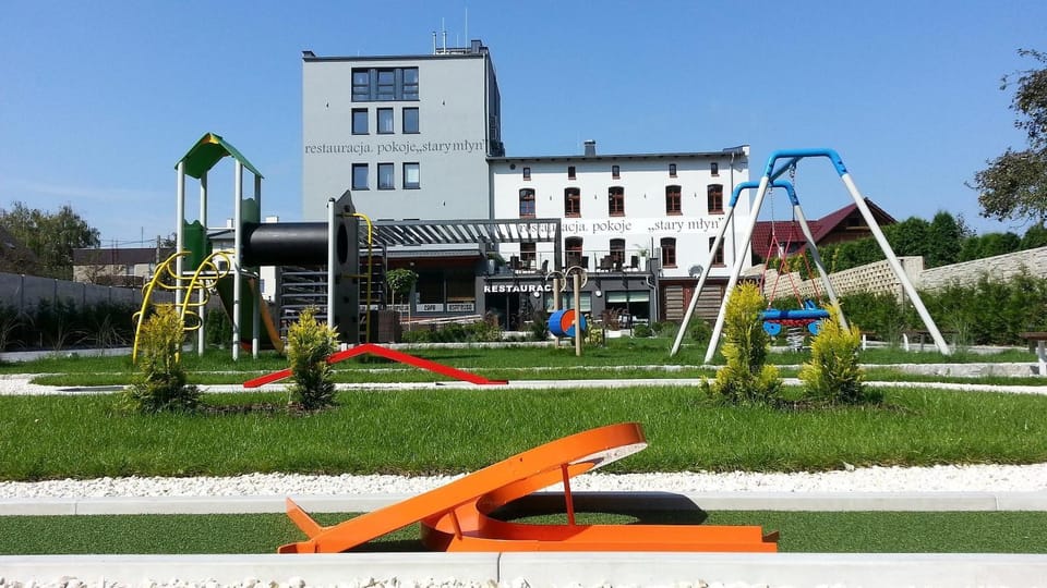 Facade/entrance, Children play ground, Minigolf, Entertainment, children