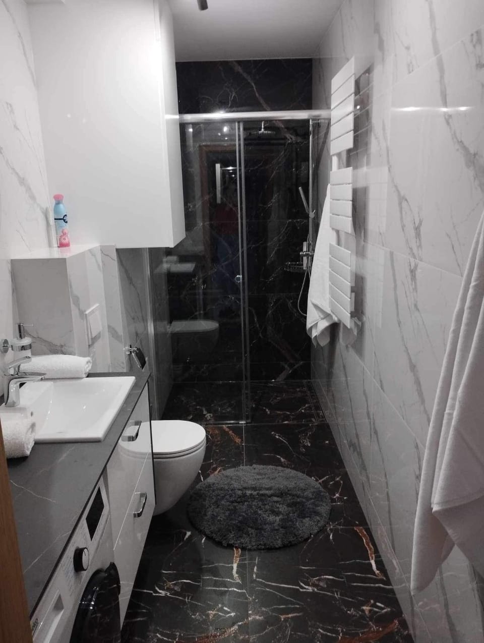 Shower, Toilet, Bathroom, washing machine