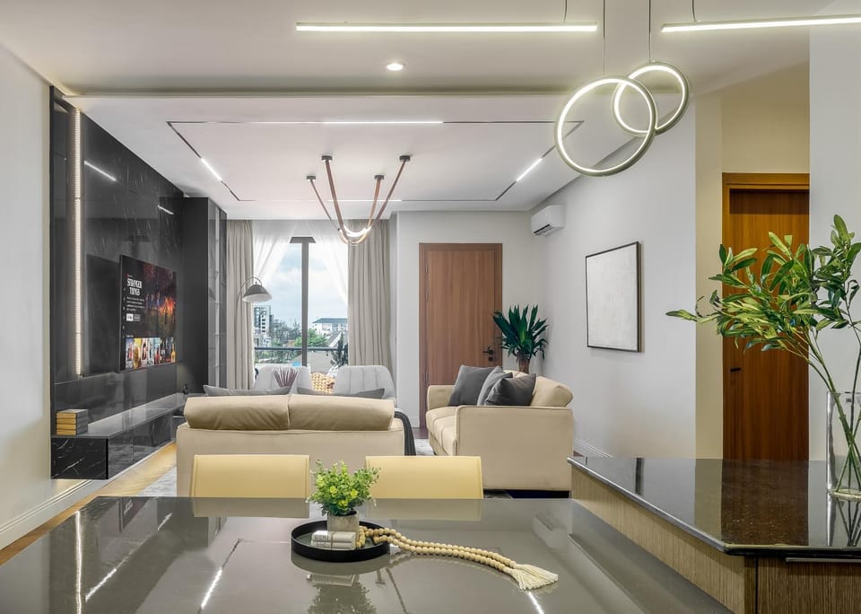 Balcony/Terrace, Living room, City view