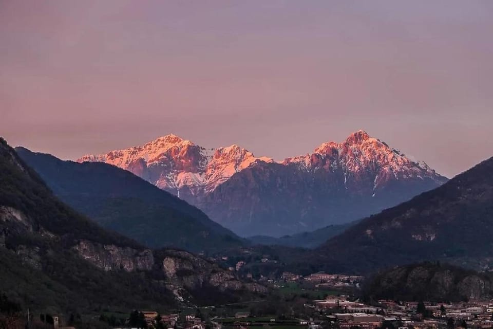 Nearby landmark, Natural landscape, Mountain view, Sunset