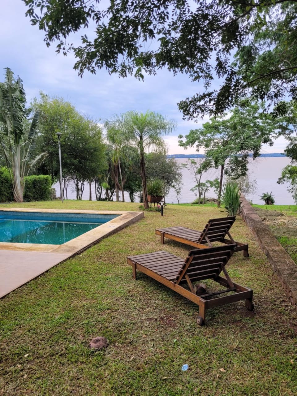 Pool view, River view