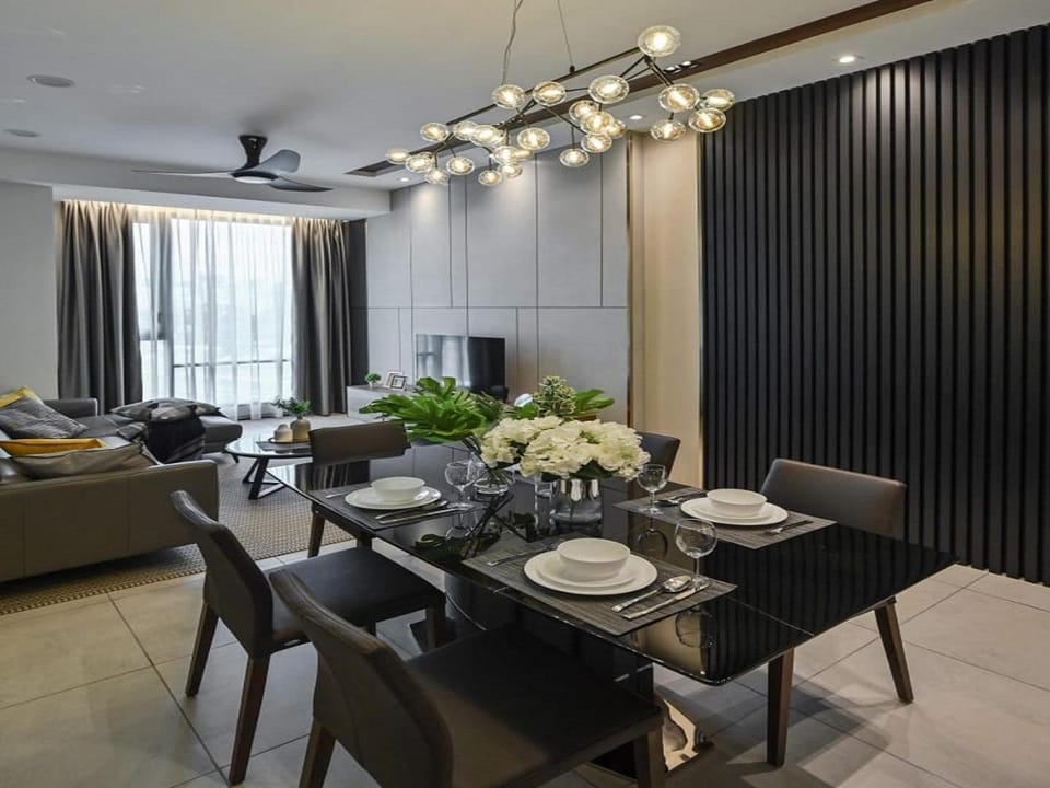 Living room, Seating area, Dining area