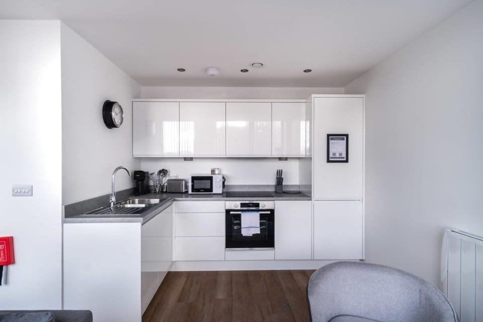 Stay Zeni, Alexandra Rise Manchester Bright 1 Bed Apartment in Stretford