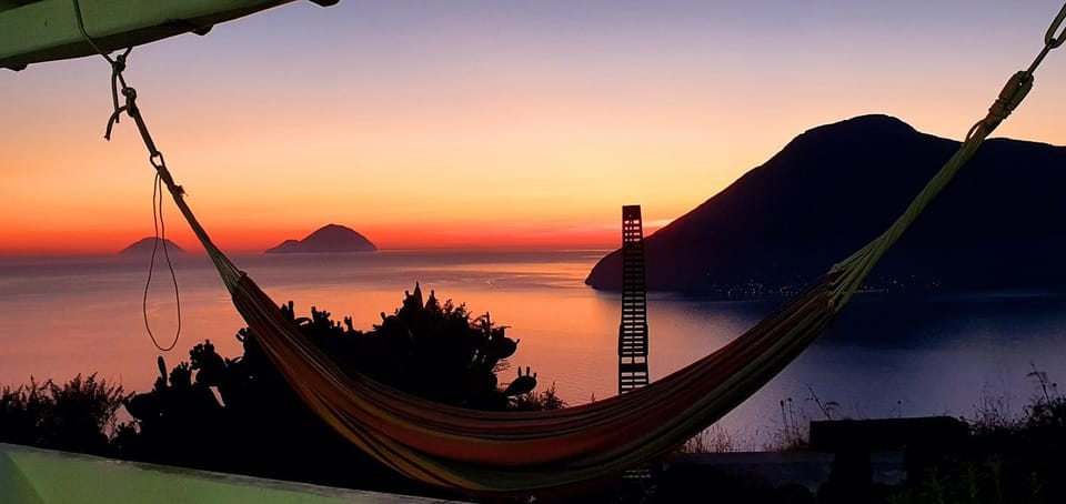 Natural landscape, Balcony/Terrace, Sunset