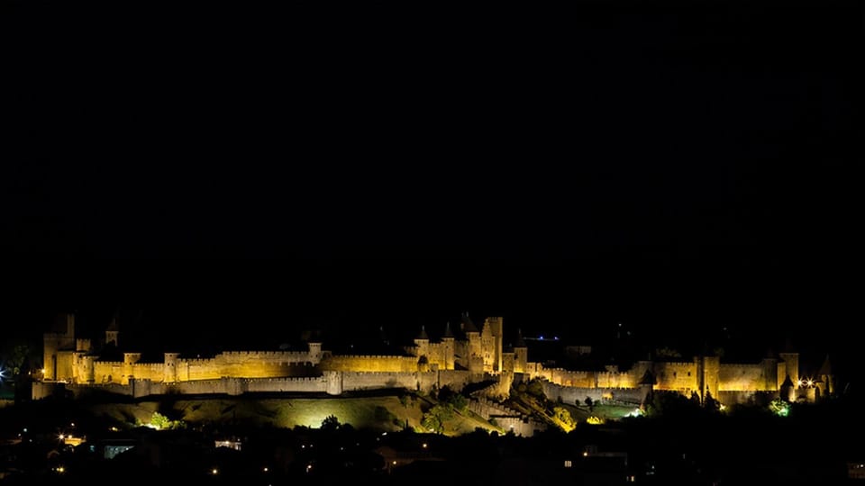 Nearby landmark, Night, City view, Landmark view